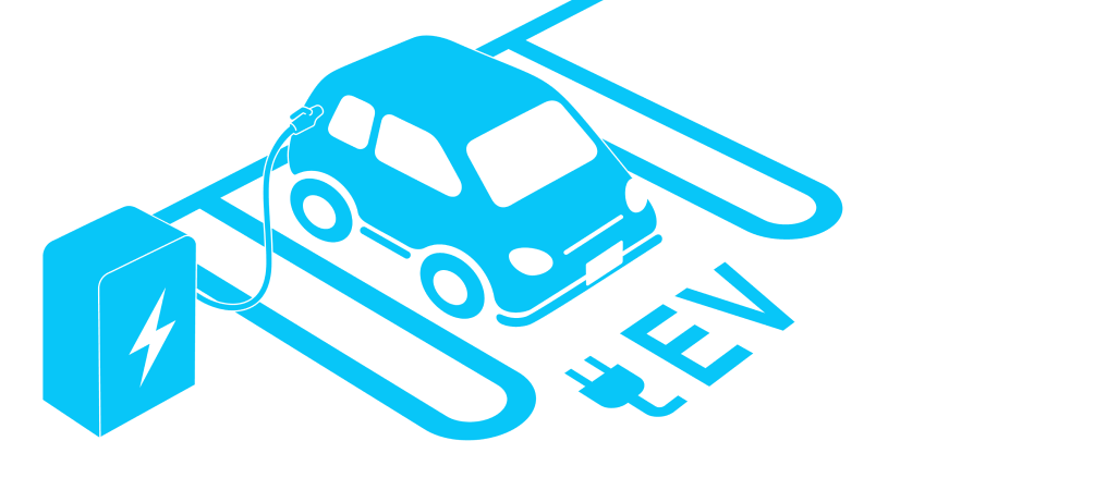 Tesla Electric Car Charging Station